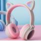 SŁUCHAWKI KOCIE USZY LED BLUETOOTH 5.0