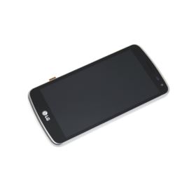 WYŚWIETLACZ Z DIGITIZEREM LG K5 X220 Z NARZĘDZIAMI GAT SREBRNA RAMKA