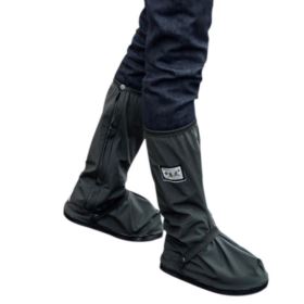 BUTY PRZECIWDESZCZOWE S 36-37 26,5 CM CZARNE - Akcesoria turystyczne