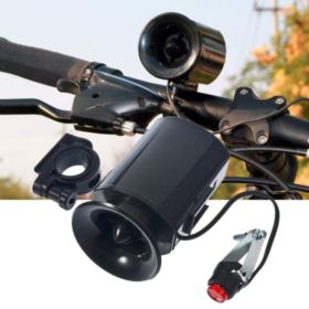 DZWONEK ROWEROWY ELEKTRYCZNY SB-205 CZARNY - Akcesoria sportowe