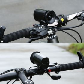 DZWONEK ROWEROWY ELEKTRYCZNY SB-205 CZARNY - Akcesoria sportowe