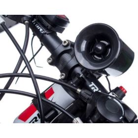 DZWONEK ROWEROWY ELEKTRYCZNY SB-205 CZARNY - Akcesoria sportowe