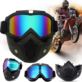 GOGLE Z MASKĄ NA MOTOR NARTY SNOWBOARD - Akcesoria sportowe