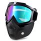 GOGLE Z MASKĄ NA MOTOR NARTY SNOWBOARD - Akcesoria sportowe