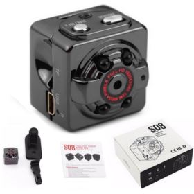 MINI KAMERA SZPIEGOWSKA SQ8 FULL HD Z UCHWYTEM