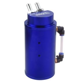 SEPARATOR OLEJU ZBIORNIK ODMY OLEJOWEJ UNIWERSALNY D1SPEC OIL CATCH TANK 10MM NIEBIESKI - Akcesoria motoryzacyjne