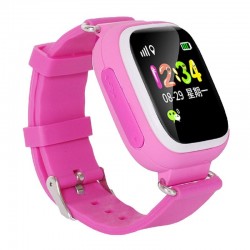 SMARTWATCH DLA DZIECI Q90 RÓŻOWY Z GPS