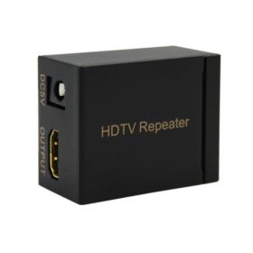 EXTENDER HDMI REPEATER WZMACNIACZ SYGNAŁU DO 40M CZARNY