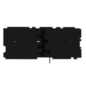 KLAWIATURA MACBOOK PRO 13.3 A1278 Z PODŚWIETLENIEM UI CZARNA MAT