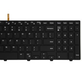 KLAWIATURA DELL INSPIRON 15 17 P40F P47F 15-3542 0JYP58 Z RAMKĄ I PODŚWIETLENIEM CZARNA US
