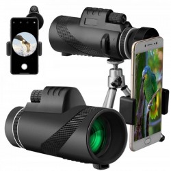 MONOKULAR 50X60 ZE STATYWEM I UCHWYTEM NA TELEFON