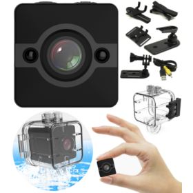 MINI KAMERA FULL HD SQ12 Z OBUDOWĄ I ZESTAWEM ZACZEPÓW