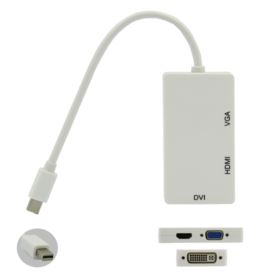 PRZEJŚCIÓWKA KONWERTER ADAPTER Z MINI DISPLAYPORT DO HDMI DVI VGA