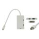 PRZEJŚCIÓWKA KONWERTER ADAPTER Z MINI DISPLAYPORT DO HDMI DVI VGA