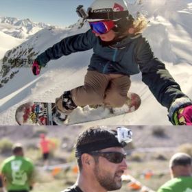 SZELKI NA TORS UCHWYT OPASKA NA GŁOWĘ DO KAMERY SPORTOWEJ GOPRO HERO 2 3+ 4