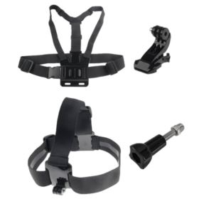 SZELKI NA TORS UCHWYT OPASKA NA GŁOWĘ DO KAMERY SPORTOWEJ GOPRO HERO 2 3+ 4