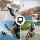 RAMKA DO GOPRO 5 6 7 BLACK HERO 2018 UCHWYT DO KAMERY SPORTOWEJ CZARNY