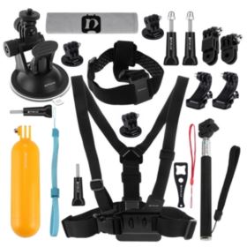 AKCESORIA DO KAMER SPORTOWYCH GO PRO ZESTAW 20W1