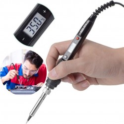 LUTOWNICA KOLBOWA Z REGULACJĄ TEMPERATURY I WYŚWIETLACZEM LCD 80W - Narzędzia do elektroniki