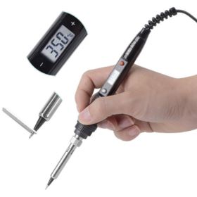LUTOWNICA KOLBOWA Z REGULACJĄ TEMPERATURY I WYŚWIETLACZEM LCD 80W - Narzędzia do elektroniki