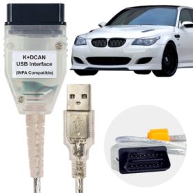 INTERFEJS DIAGNOSTYCZNY OBD2 K CAN USB BMW 1996-2008