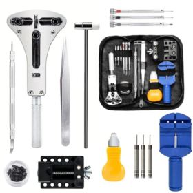 ZESTAW ZEGARMISTRZOWSKI E-DURABLE NARZĘDZIA DO ZEGARKÓW 14 ELEMENTÓW W ETUI