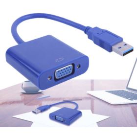 PRZEJŚCIÓWKA KONWERTER ADAPTER Z USB 3.0 DO VGA