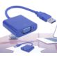 PRZEJŚCIÓWKA KONWERTER ADAPTER Z USB 3.0 DO VGA