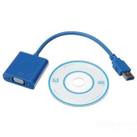 PRZEJŚCIÓWKA KONWERTER ADAPTER Z USB 3.0 DO VGA
