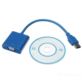 PRZEJŚCIÓWKA KONWERTER ADAPTER Z USB 3.0 DO VGA