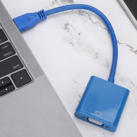 PRZEJŚCIÓWKA KONWERTER ADAPTER Z USB 3.0 DO VGA