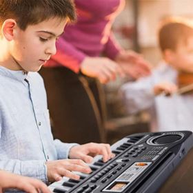 KEYBOARD DLA DZIECI Z MIKROFONEM