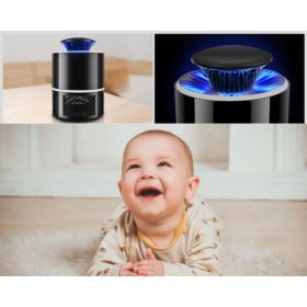 LAMPA NA KOMARY OWADOBÓJCZA USB ZASIĘG DO 40 M2 CZARNA