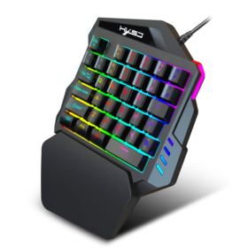 KLAWIATURA HXSJ V100 Z PODŚWIETLENIEM LED