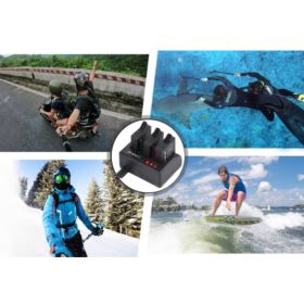 ŁADOWARKA 3-KANAŁOWA DO GO PRO HERO 5 6 Z BATERIĄ AHDBT-501 1220MAH I KABLEM PULUZ