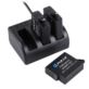 ŁADOWARKA 3-KANAŁOWA DO GO PRO HERO 5 6 Z BATERIĄ AHDBT-501 1220MAH I KABLEM PULUZ