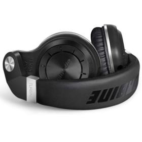 BLUEDIO T2 PLUS SŁUCHAWKI BEZPRZEWODOWE BLUETOOTH NAUSZNE FM SD CZARNE