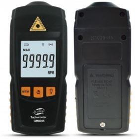 TACHOMETR RPM GM8905 OBROTOMIERZ Z DUŻYM WYŚWIETLACZEM LCD