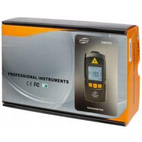 TACHOMETR RPM GM8905 OBROTOMIERZ Z DUŻYM WYŚWIETLACZEM LCD