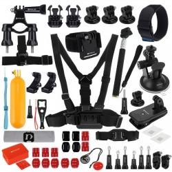 AKCESORIA DO KAMER SPORTOWYCH GOPRO ZESTAW 53W1 BEZ TECZKI