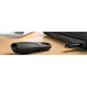 WSKAŹNIK LASEROWY CZERWONY 12M PILOT NA USB CZARNY