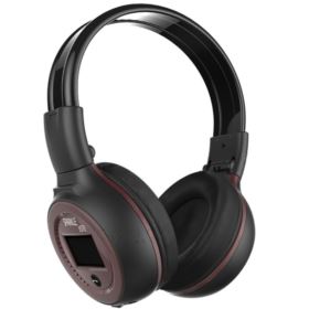 SŁUCHAWKI BEZPRZEWODOWE ZEALOT B570 NAUSZNE BLUETOOTH CZARNO-BRĄZOWE