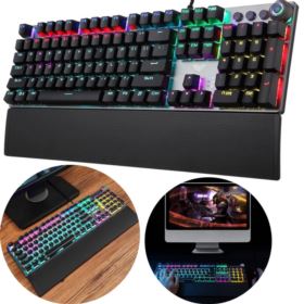 KLAWIATURA MECHANICZNA PODŚWIETLANA RGB AULA F2088