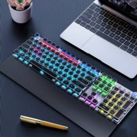 KLAWIATURA MECHANICZNA PODŚWIETLANA RGB AULA F2088