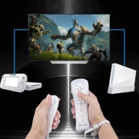 KONTROLER I PILOT DO NINTENDO WII WII U BIAŁY BEZPRZEWODOWY
