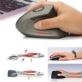 MYSZKA PIONOWA HXSJ T24 BEZPRZEWODOWA ERGONOMICZNA SZARA