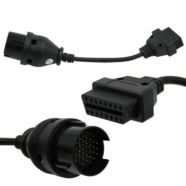ADAPTER OBD 2 NA OBD 38 PIN DO MERCEDESA 1990-2002 PRZEJŚCIÓWKA CZARNA