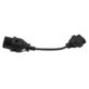 ADAPTER OBD 2 NA OBD 38 PIN DO MERCEDESA 1990-2002 PRZEJŚCIÓWKA CZARNA