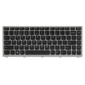 KLAWIATURA LENOVO U310 U310-IFI U310-ITH US CZARNA SREBRNA RAMKA WIN7