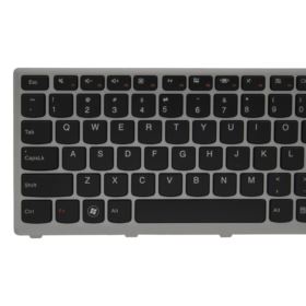 KLAWIATURA LENOVO U310 U310-IFI U310-ITH US CZARNA SREBRNA RAMKA WIN7